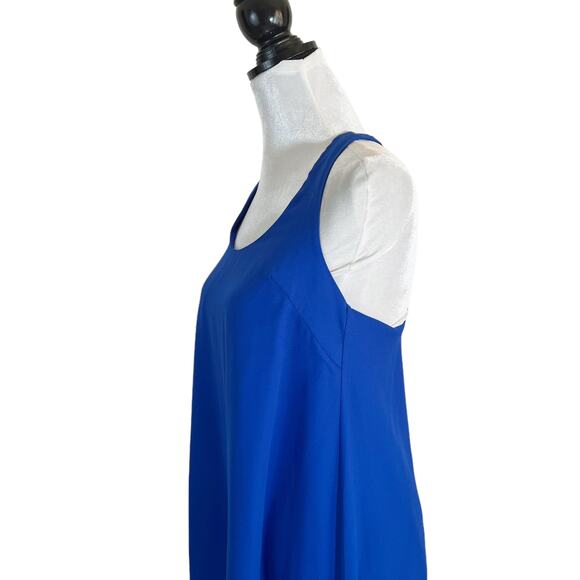 NWT GB Gianni Bini Blue Sleeveless Mini Dress With Strappy Back Size XS - Picture 4 of 8